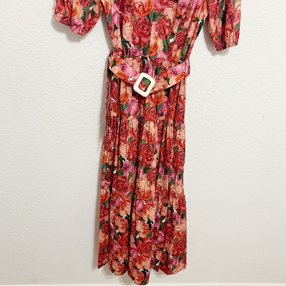NWT Sachin & Babi Carina Belted Floral Dress - Picture 9 of 13